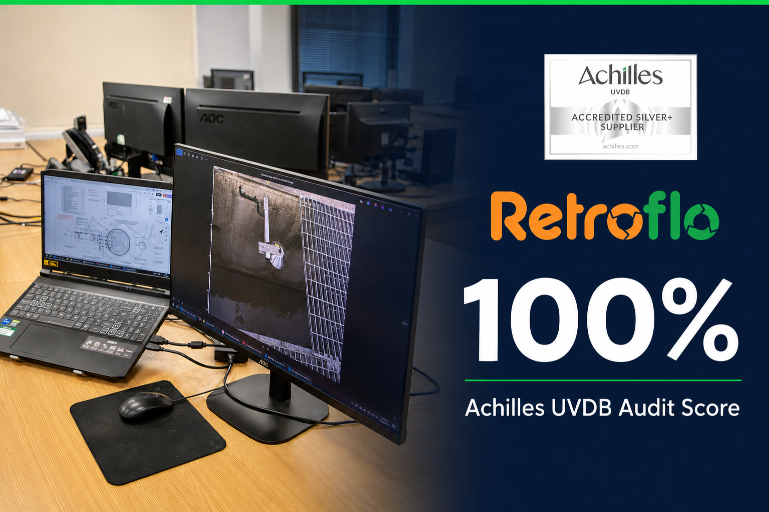 Rioned achieves 100% in Achilles UVDB Audit Score